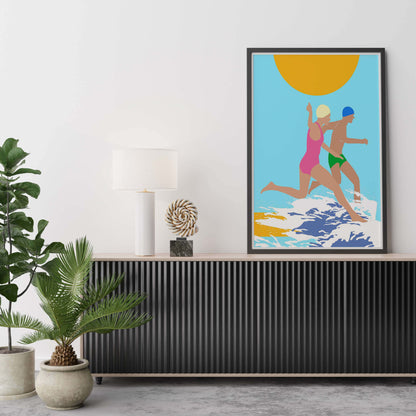 RUNNING SWIMMERS | PRINT