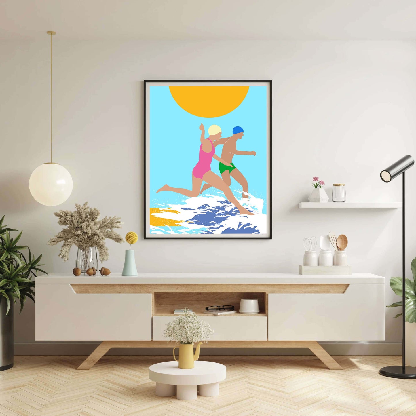 RUNNING SWIMMERS | PRINT