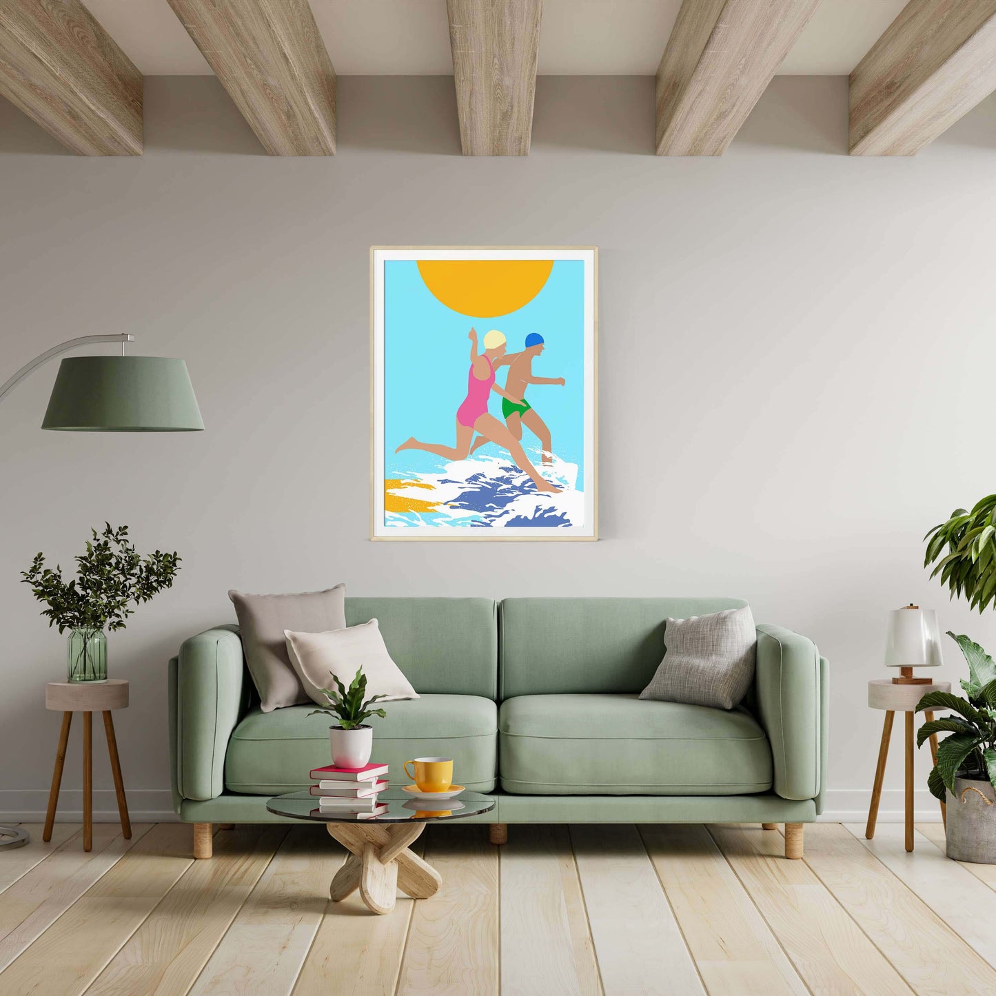 RUNNING SWIMMERS | PRINT