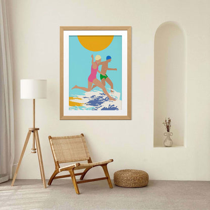 RUNNING SWIMMERS | PRINT