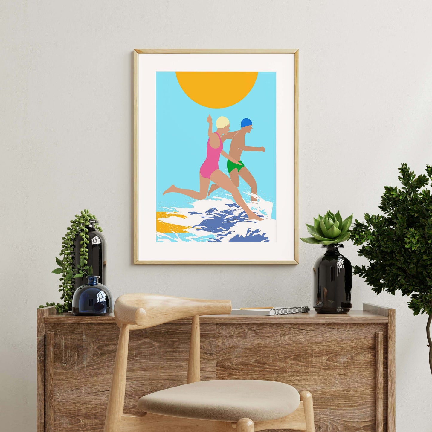 RUNNING SWIMMERS | PRINT