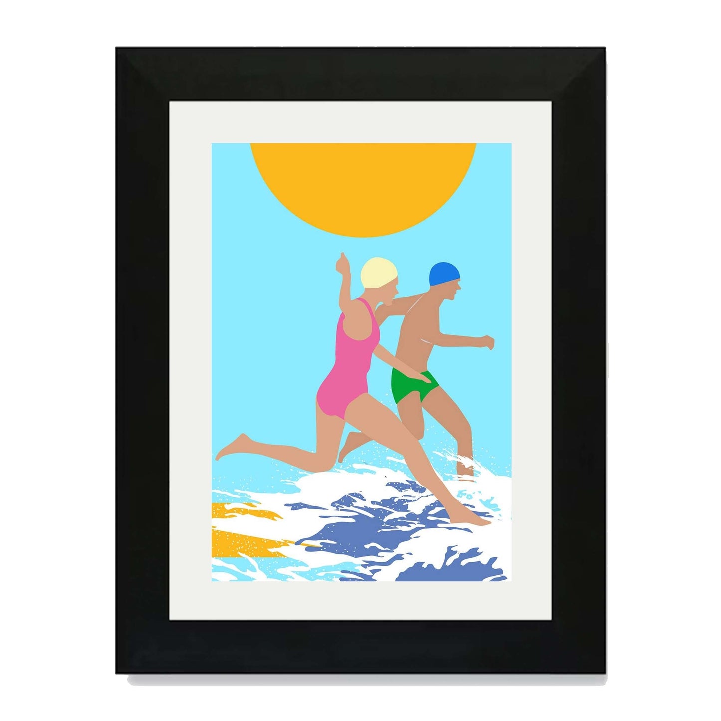 RUNNING SWIMMERS | PRINT