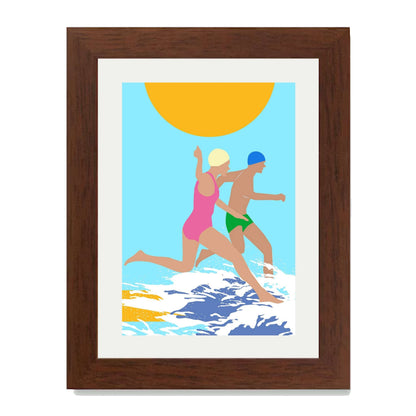 RUNNING SWIMMERS | PRINT