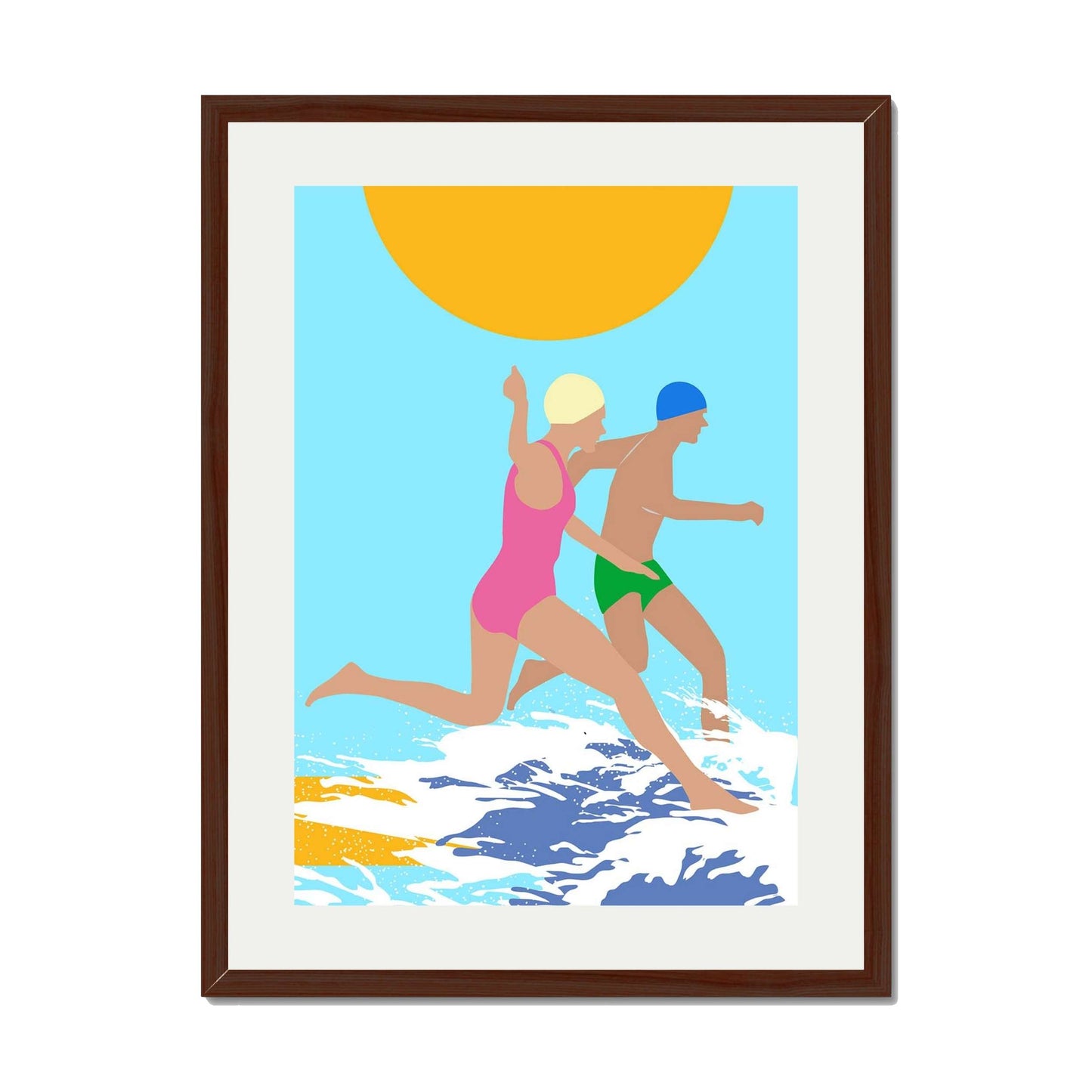 RUNNING SWIMMERS | PRINT