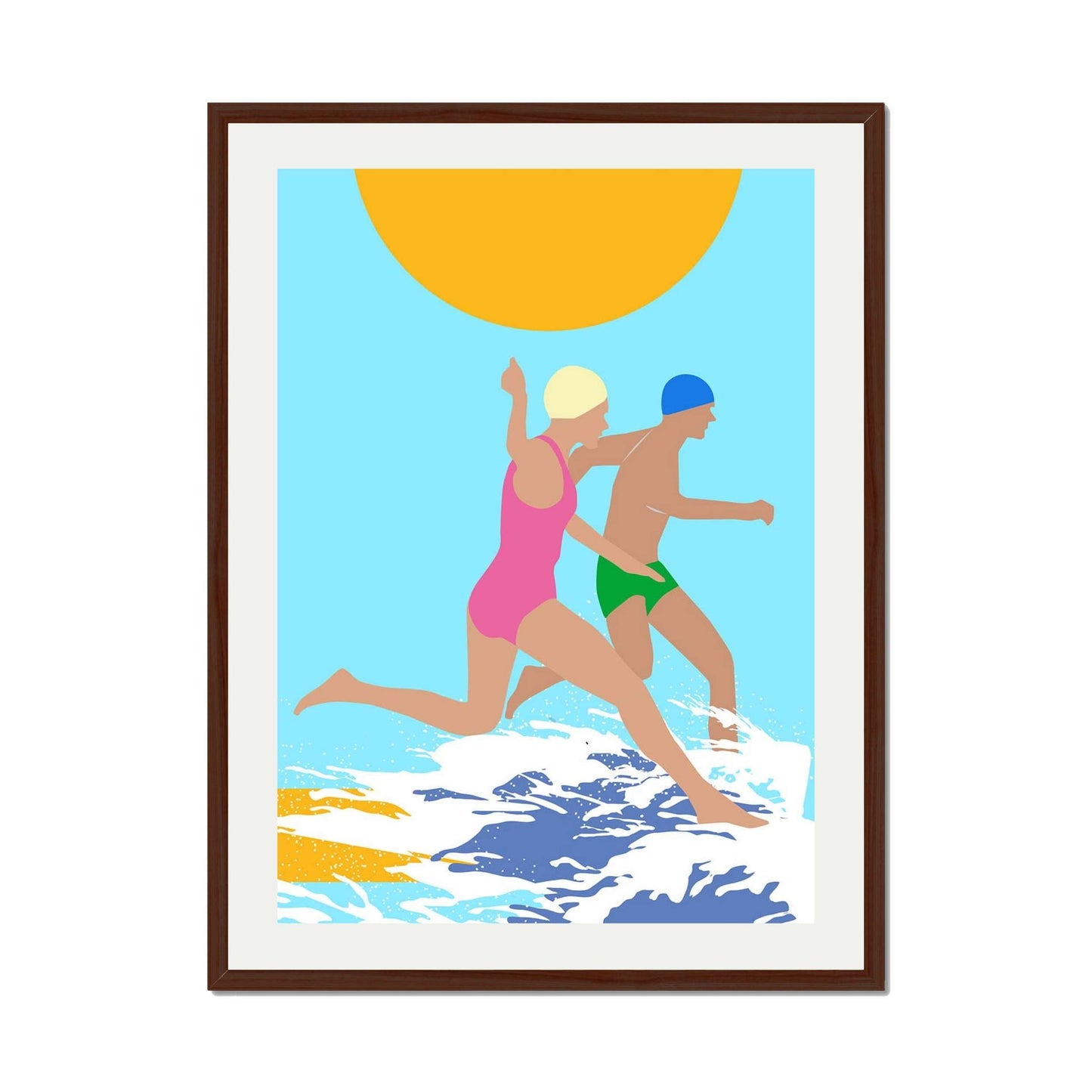 RUNNING SWIMMERS | PRINT