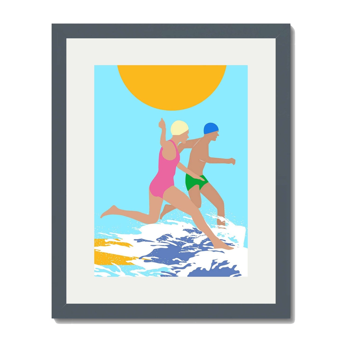 RUNNING SWIMMERS | PRINT