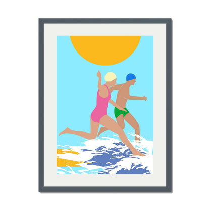 RUNNING SWIMMERS | PRINT