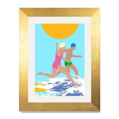 RUNNING SWIMMERS | PRINT