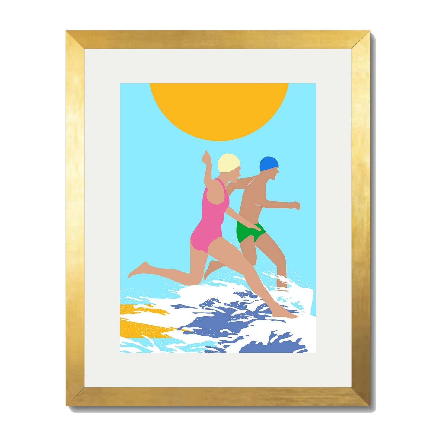 RUNNING SWIMMERS | PRINT