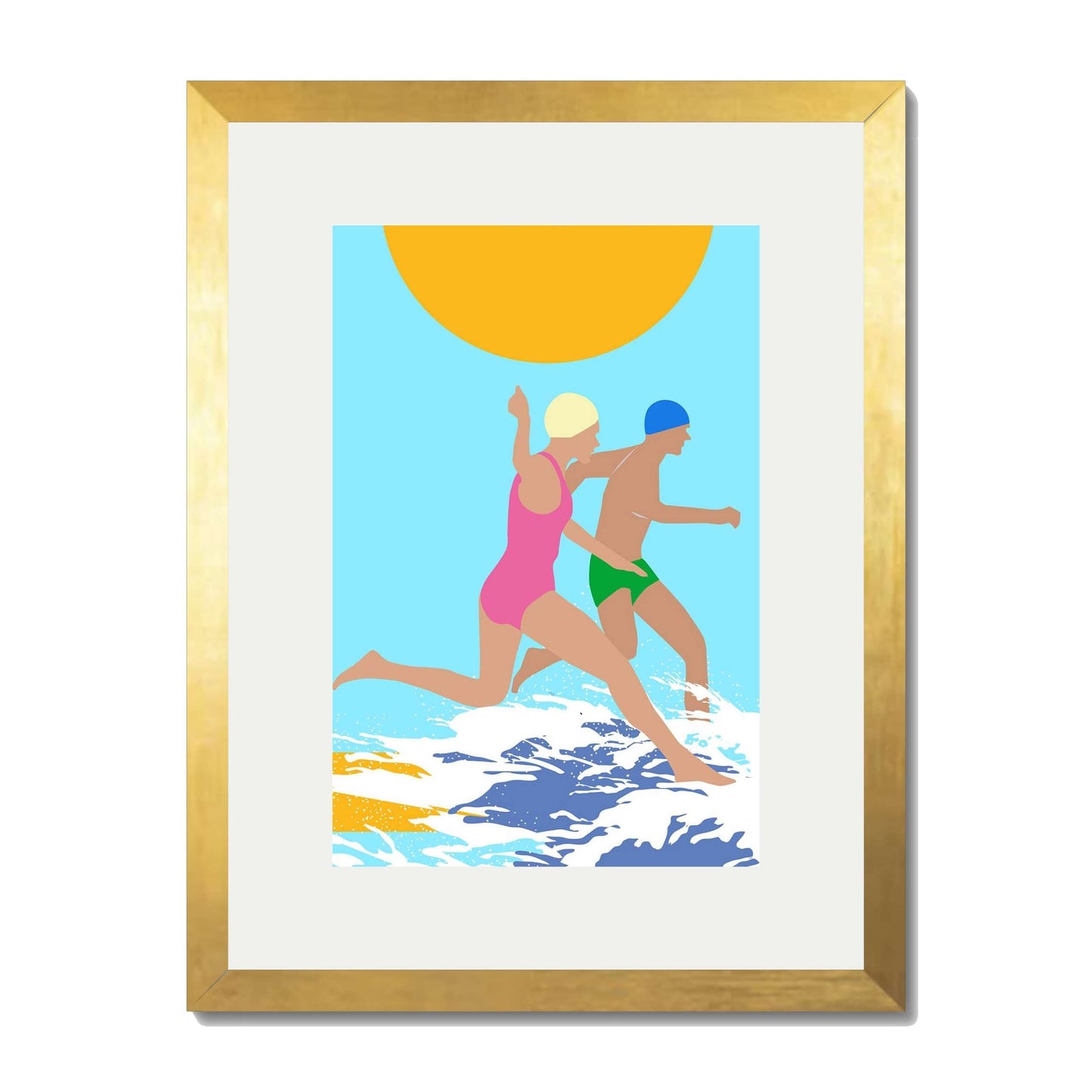 RUNNING SWIMMERS | PRINT