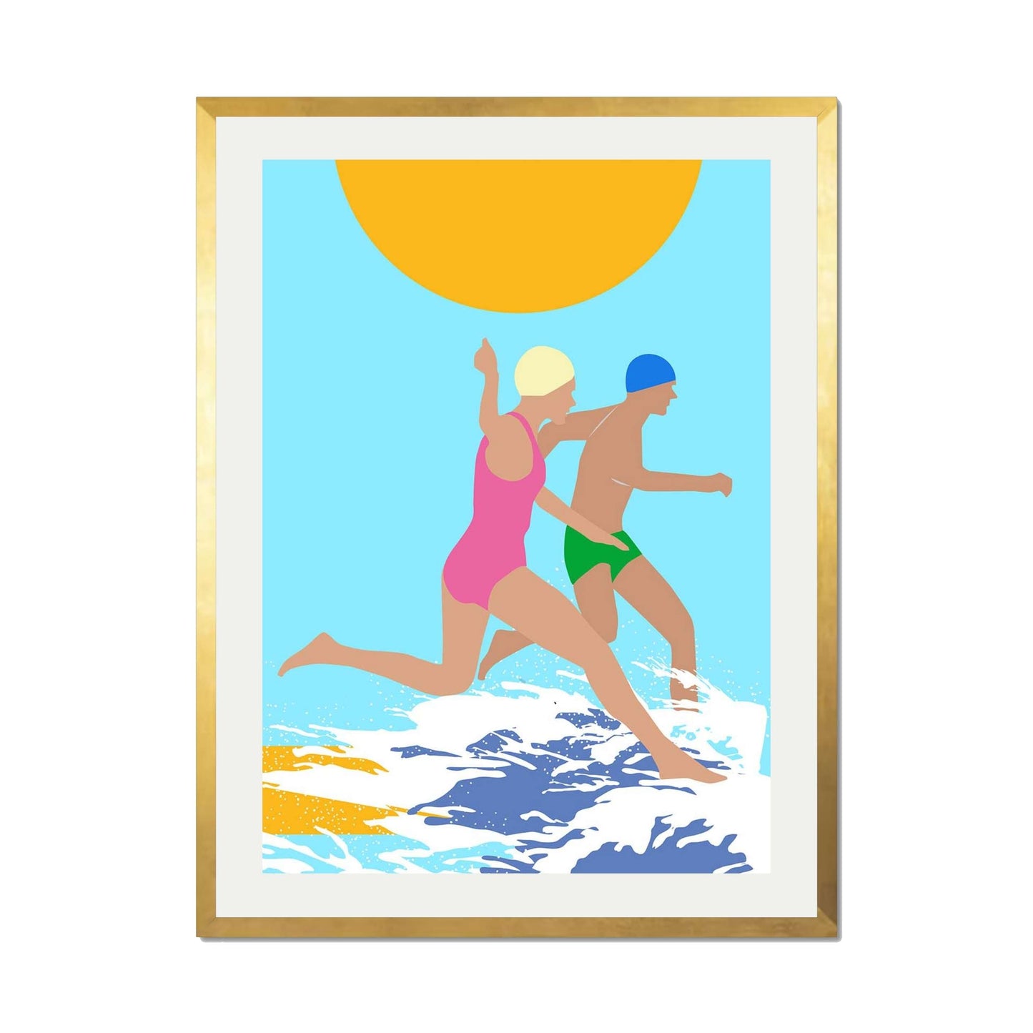 RUNNING SWIMMERS | PRINT