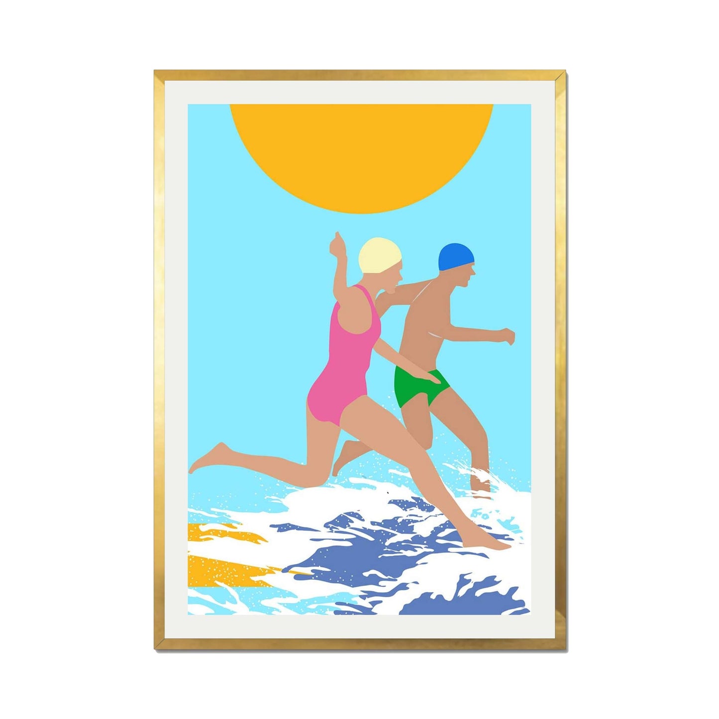 RUNNING SWIMMERS | PRINT