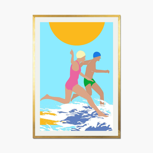 RUNNING SWIMMERS | PRINT