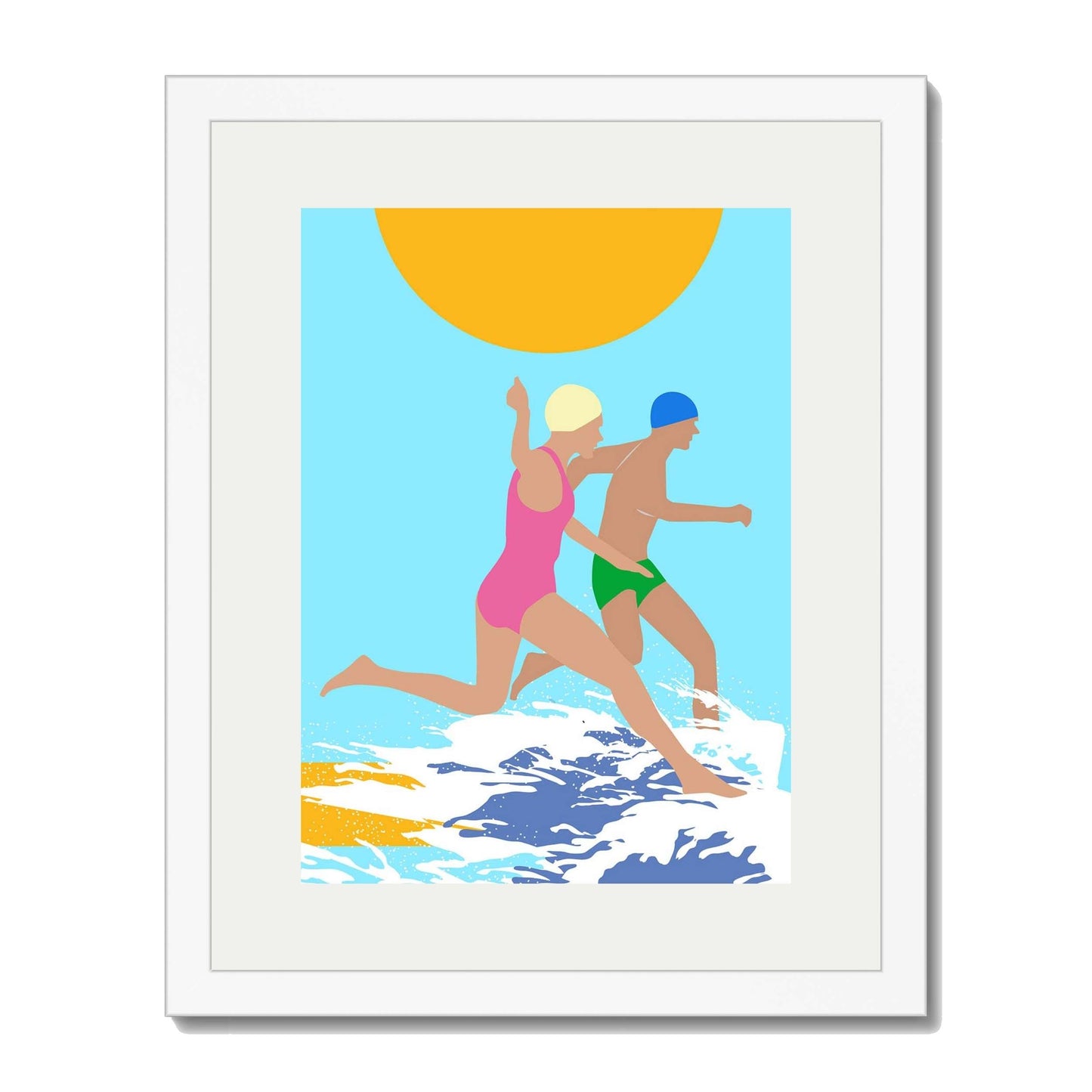 RUNNING SWIMMERS | PRINT