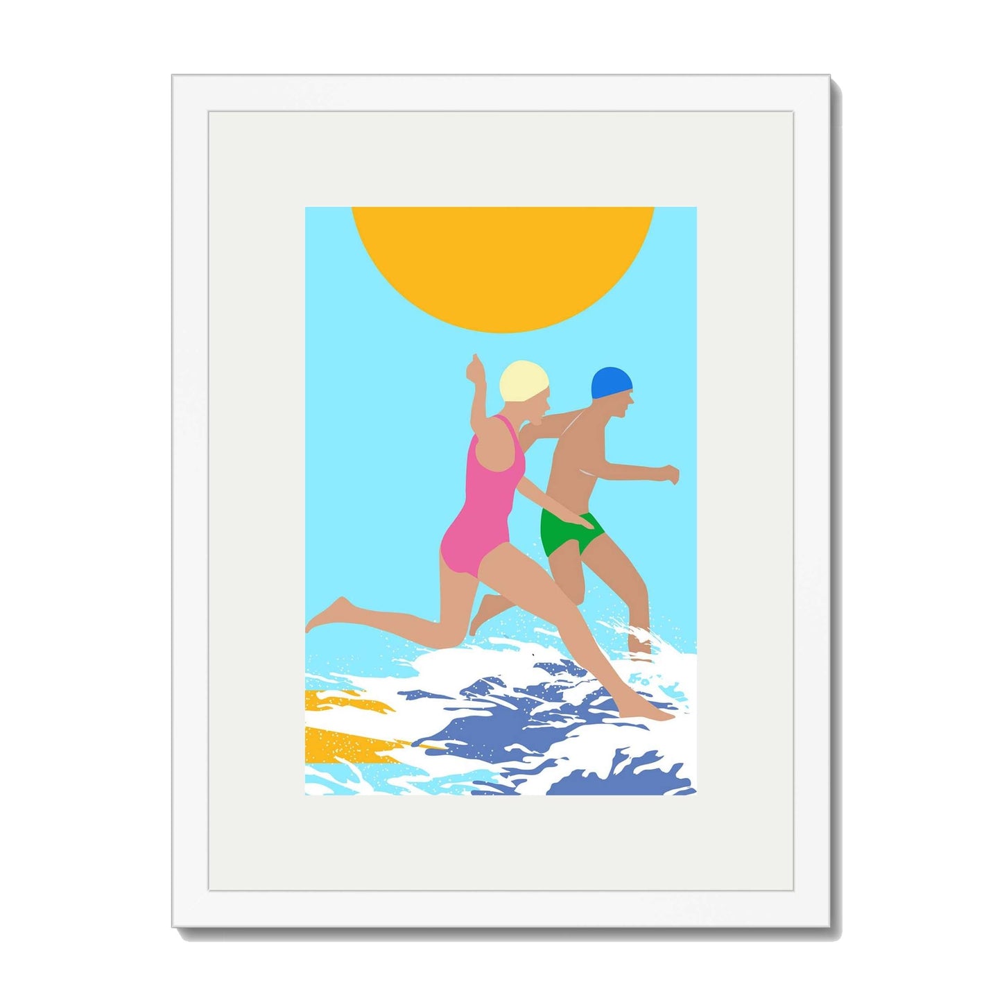 RUNNING SWIMMERS | PRINT