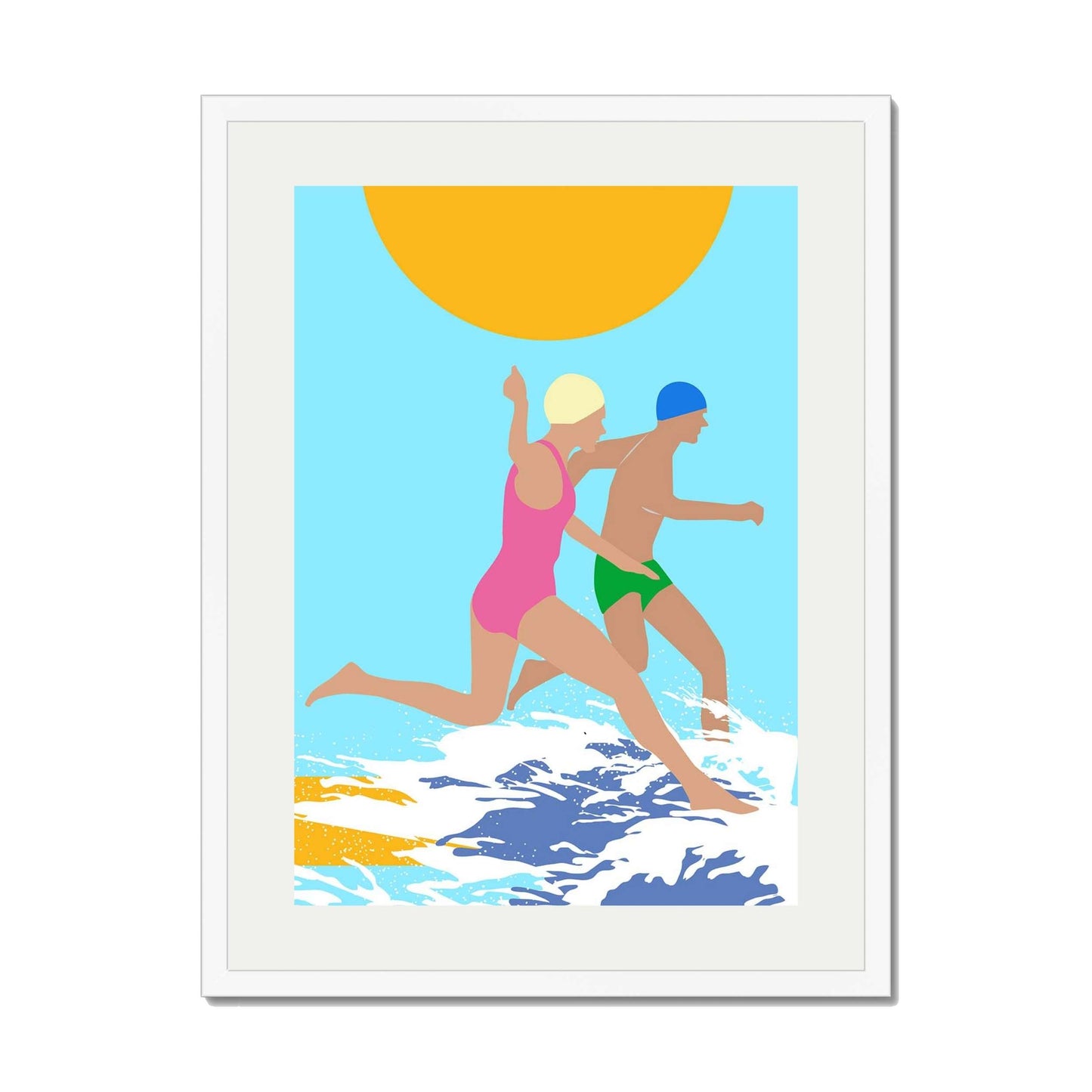 RUNNING SWIMMERS | PRINT