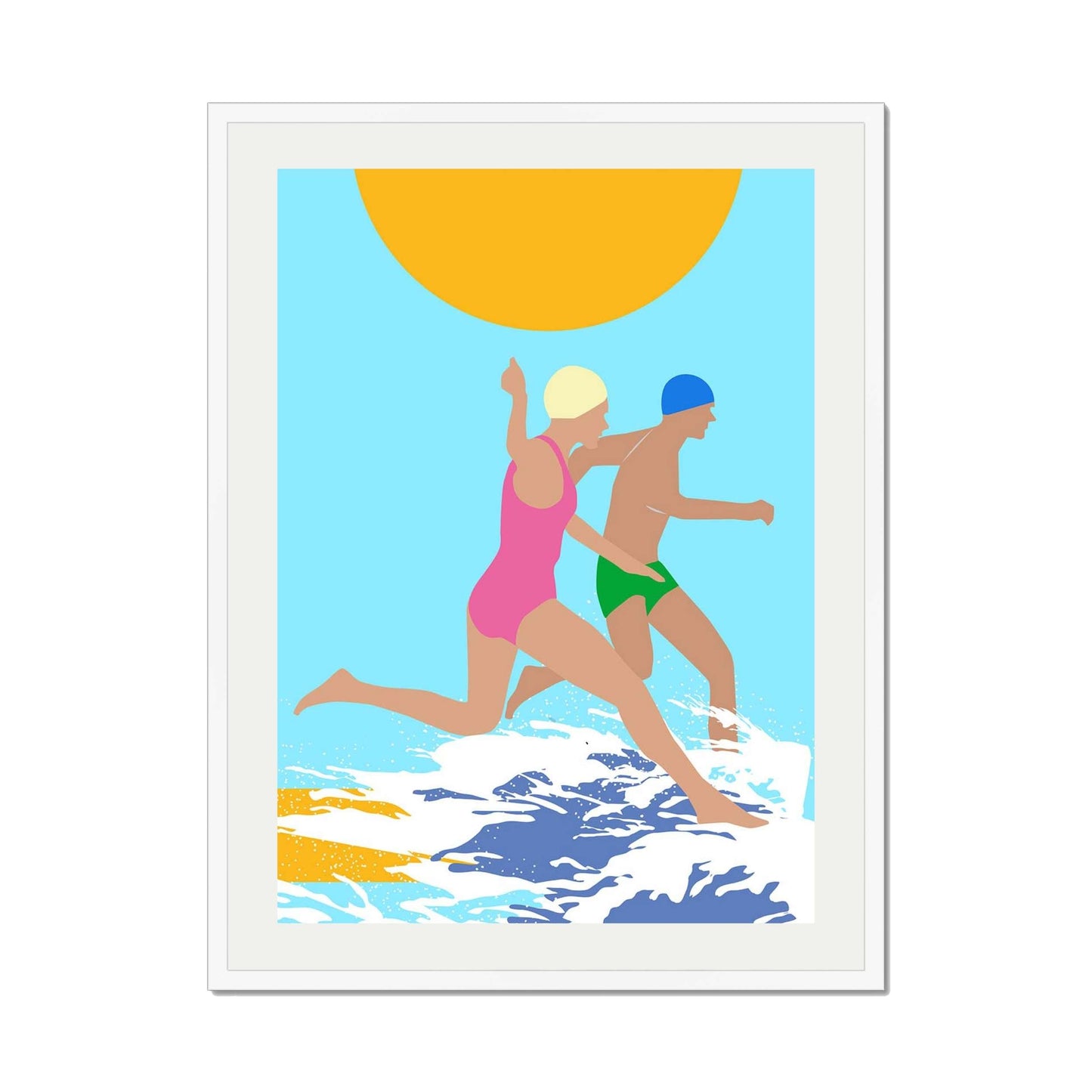 RUNNING SWIMMERS | PRINT