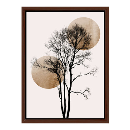 SUN AND MOON HIDING GOLD | CANVAS