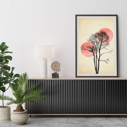 SUN AND MOON HIDING | PRINT