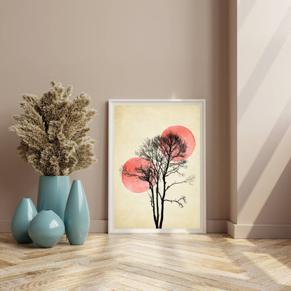 SUN AND MOON HIDING | PRINT