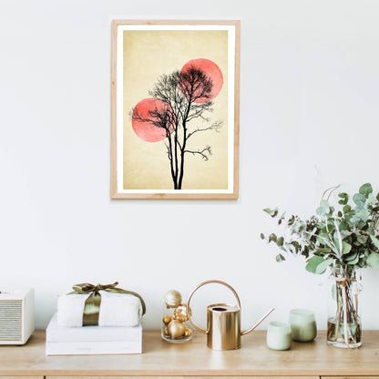 SUN AND MOON HIDING | PRINT