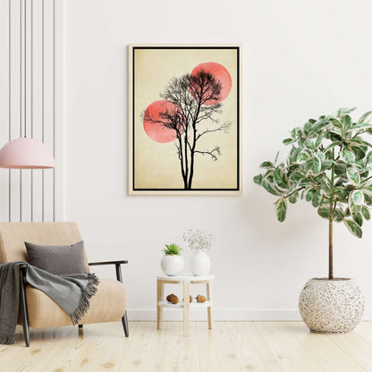 SUN AND MOON HIDING | CANVAS