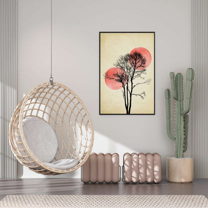 SUN AND MOON HIDING | CANVAS