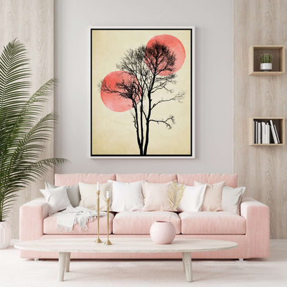 SUN AND MOON HIDING | CANVAS