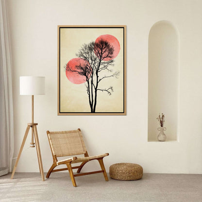 SUN AND MOON HIDING | CANVAS