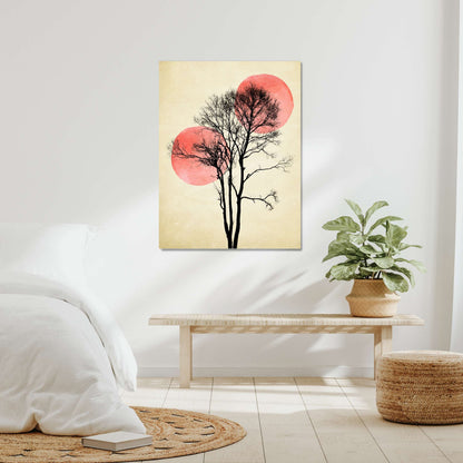 SUN AND MOON HIDING | CANVAS