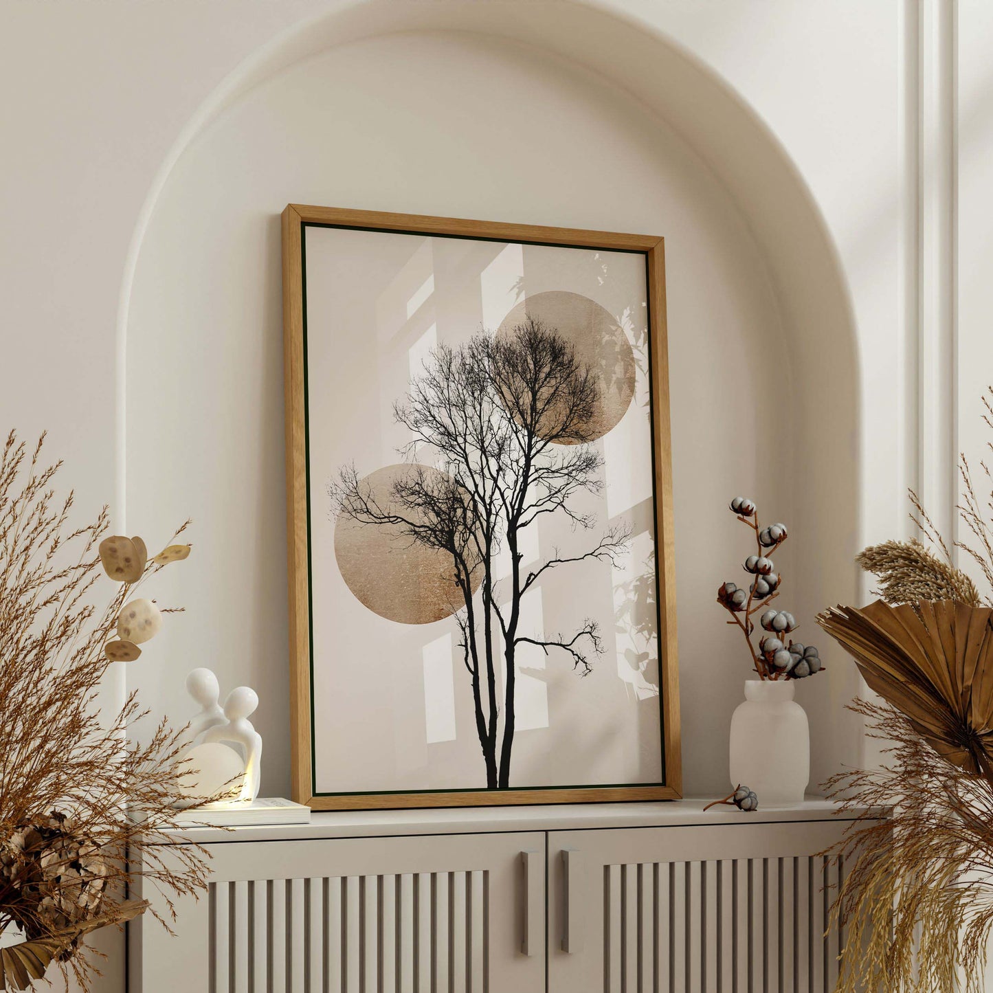 SUN AND MOON HIDING GOLD | CANVAS