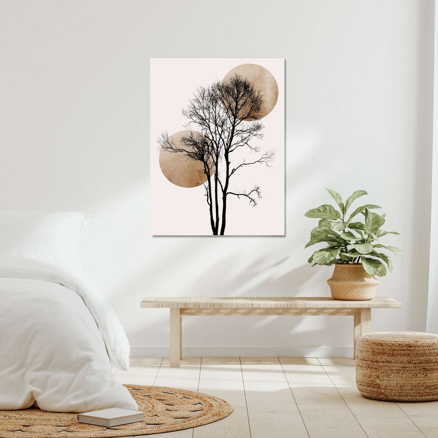 SUN AND MOON HIDING GOLD | CANVAS