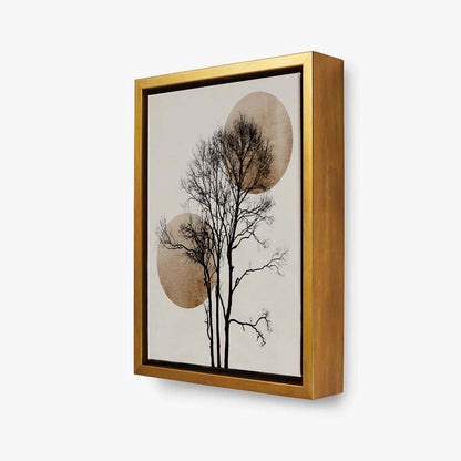 SUN AND MOON HIDING GOLD | CANVAS