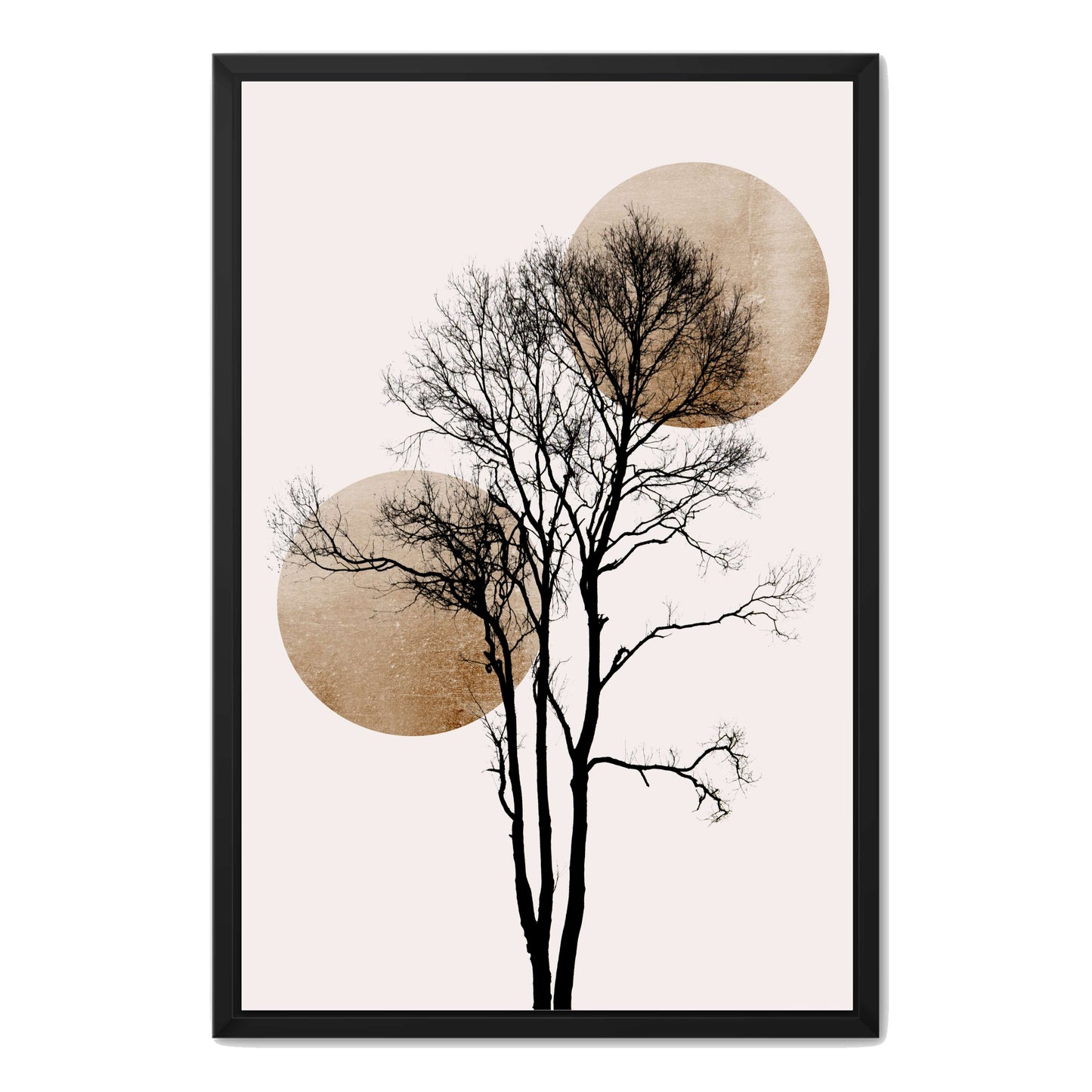 SUN AND MOON HIDING GOLD | CANVAS