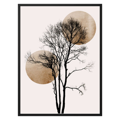 SUN AND MOON HIDING GOLD | CANVAS