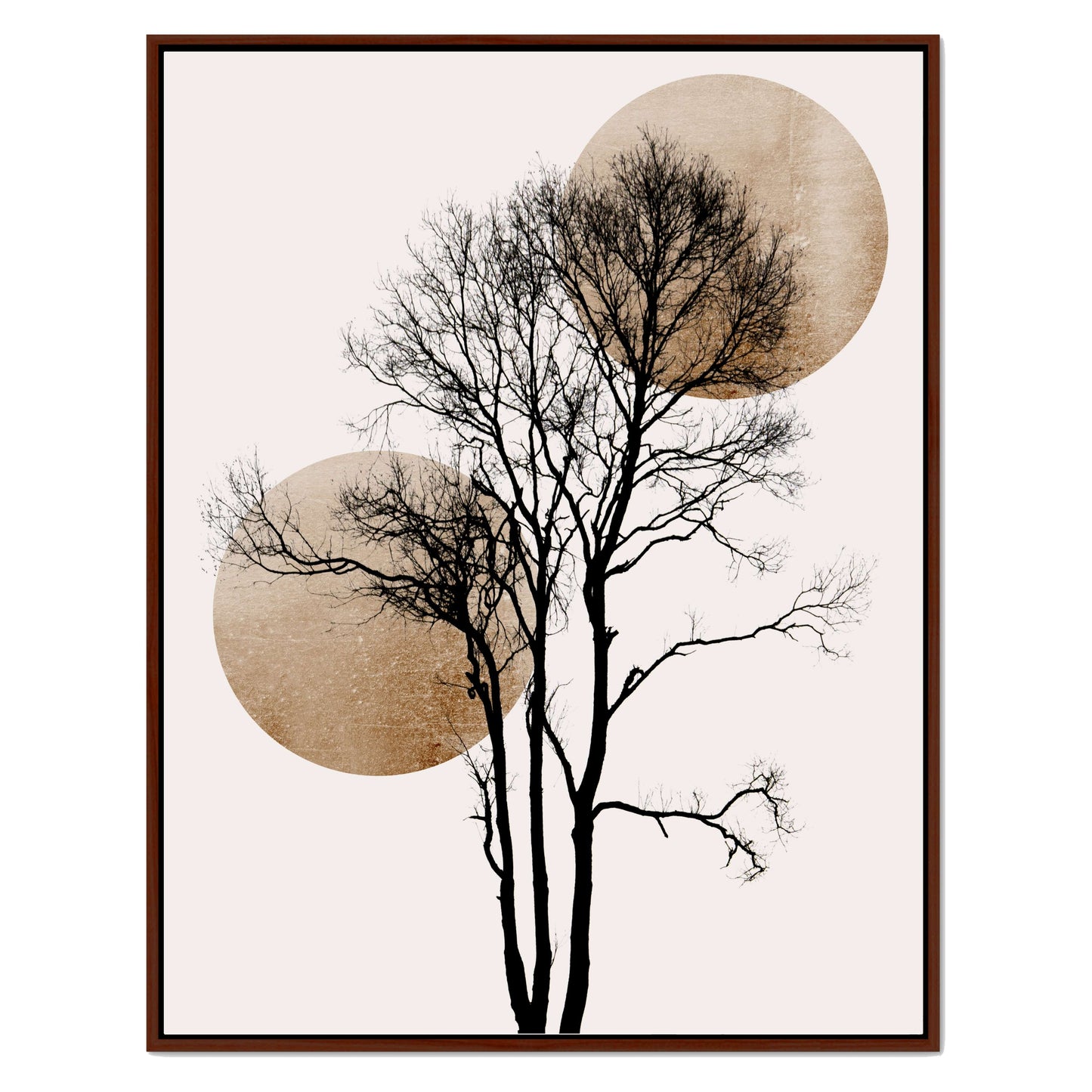 SUN AND MOON HIDING GOLD | CANVAS