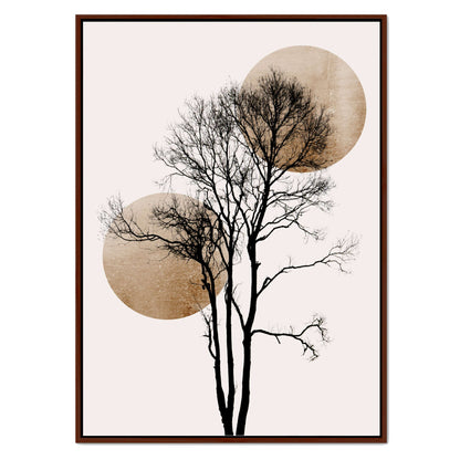 SUN AND MOON HIDING GOLD | CANVAS