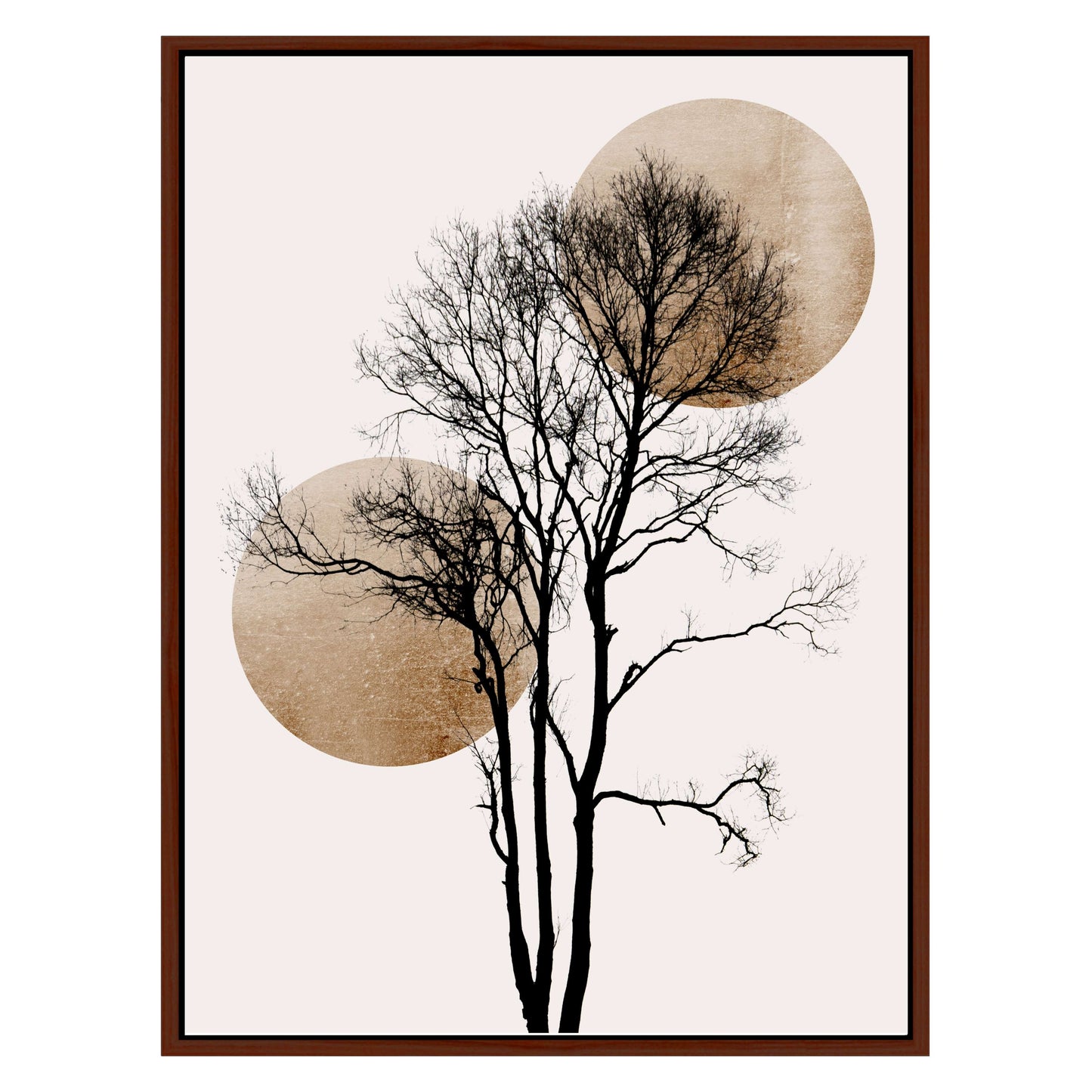 SUN AND MOON HIDING GOLD | CANVAS
