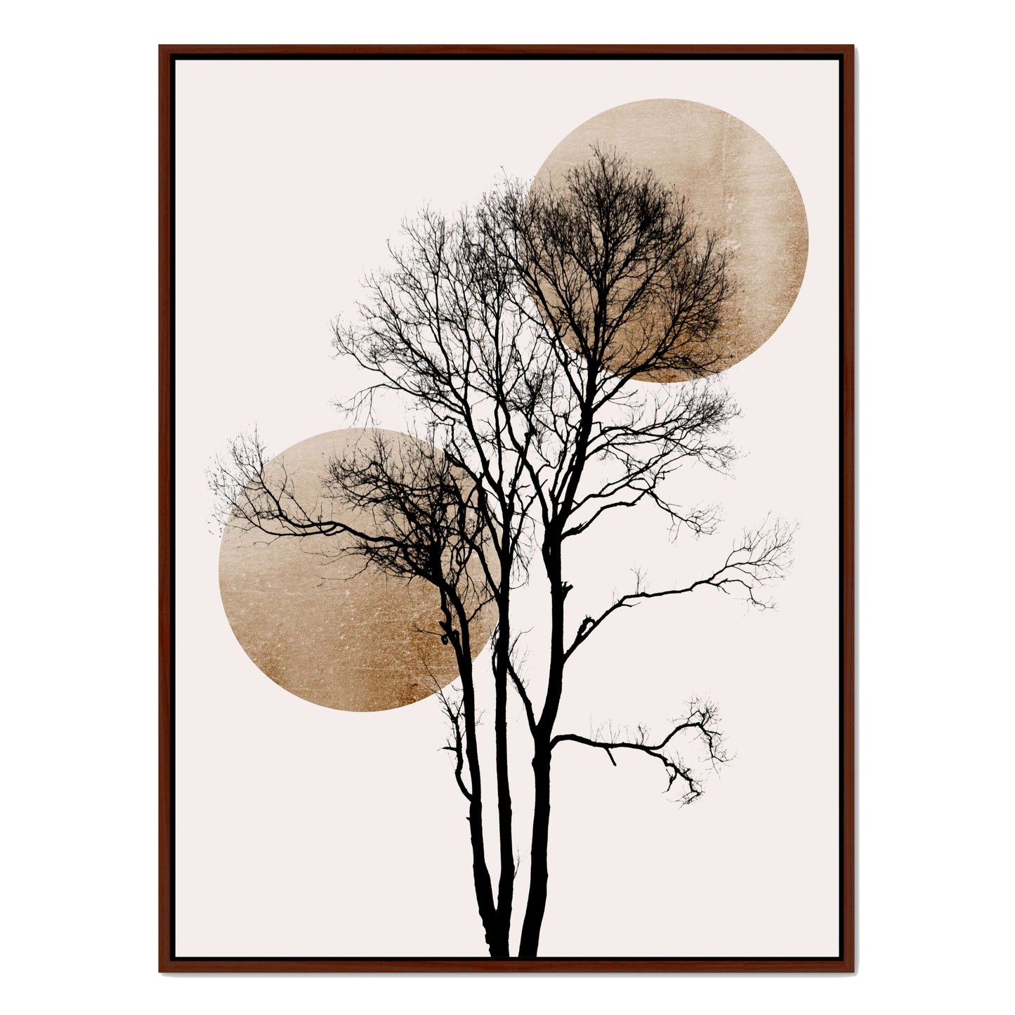 SUN AND MOON HIDING GOLD | CANVAS