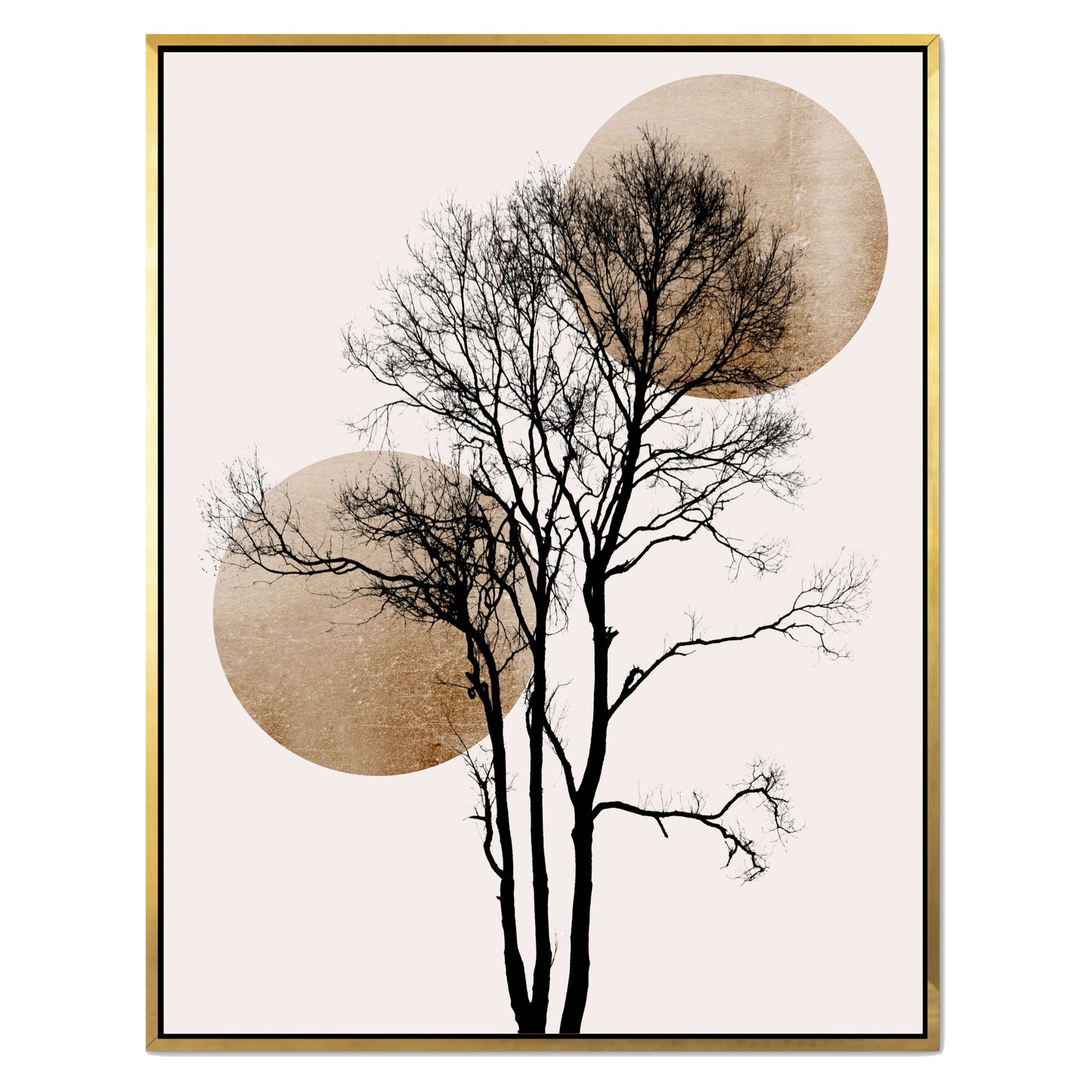 SUN AND MOON HIDING GOLD | CANVAS