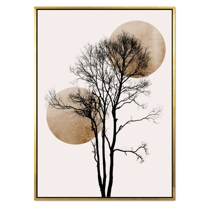 SUN AND MOON HIDING GOLD | CANVAS