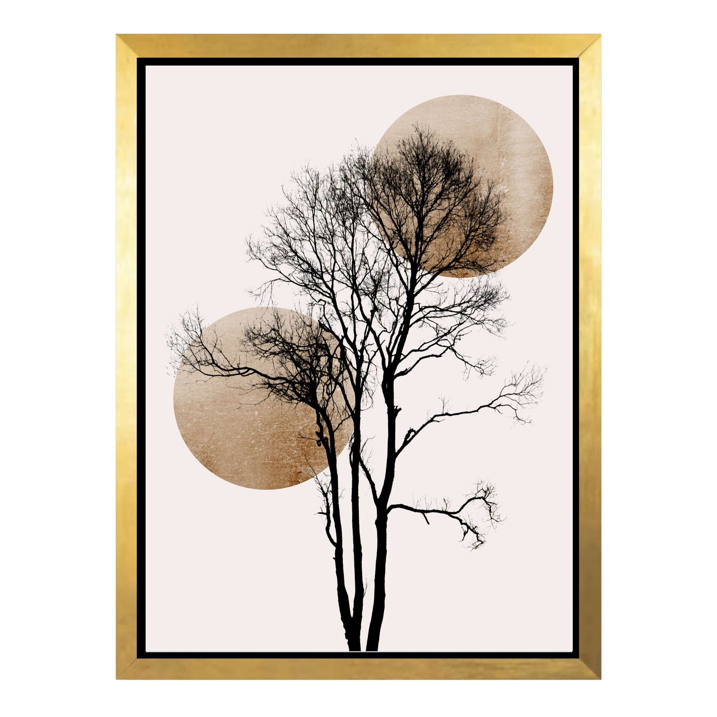 SUN AND MOON HIDING GOLD | CANVAS