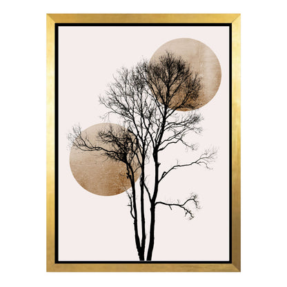 SUN AND MOON HIDING GOLD | CANVAS