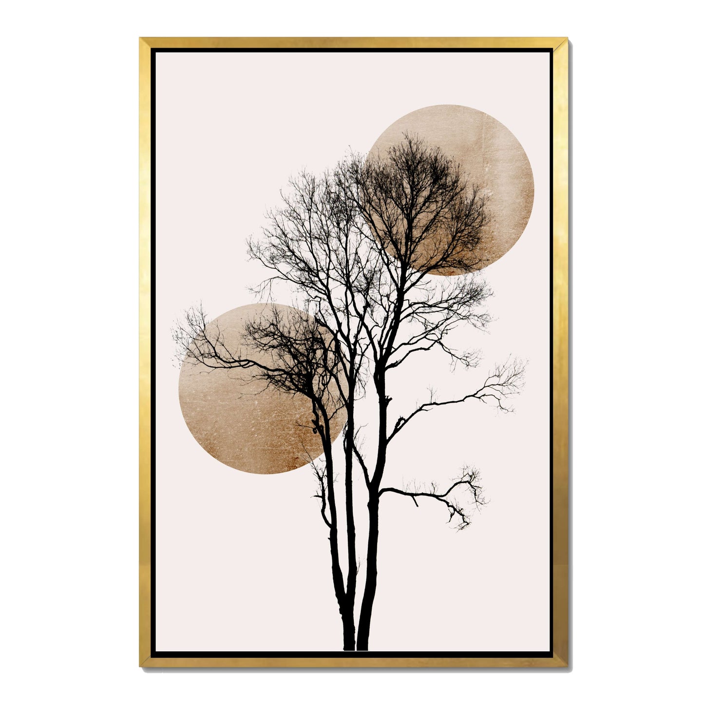 SUN AND MOON HIDING GOLD | CANVAS