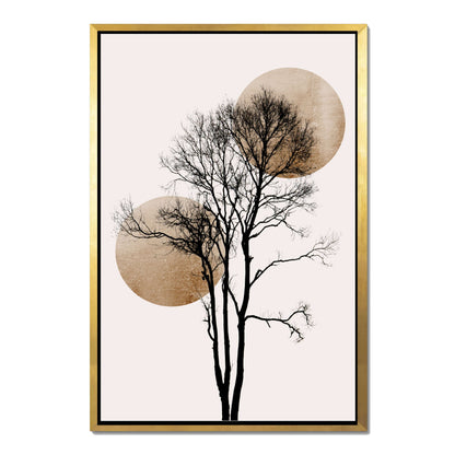 SUN AND MOON HIDING GOLD | CANVAS