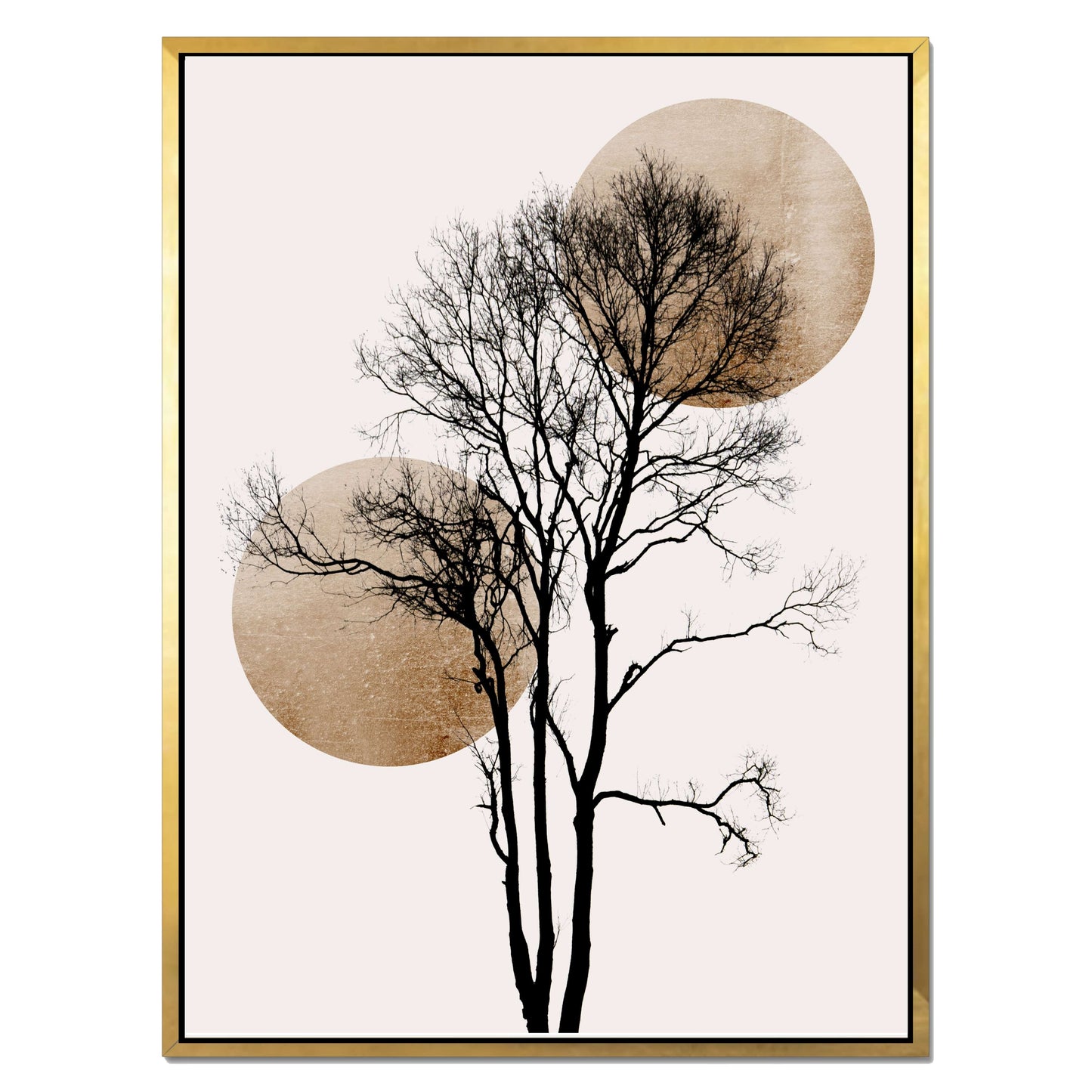 SUN AND MOON HIDING GOLD | CANVAS