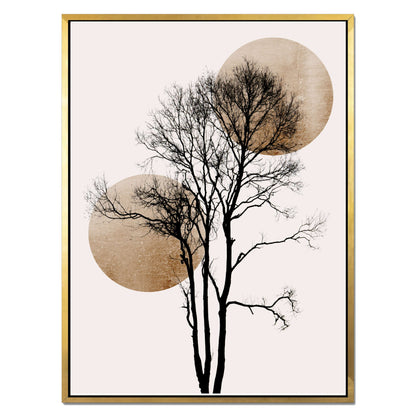 SUN AND MOON HIDING GOLD | CANVAS