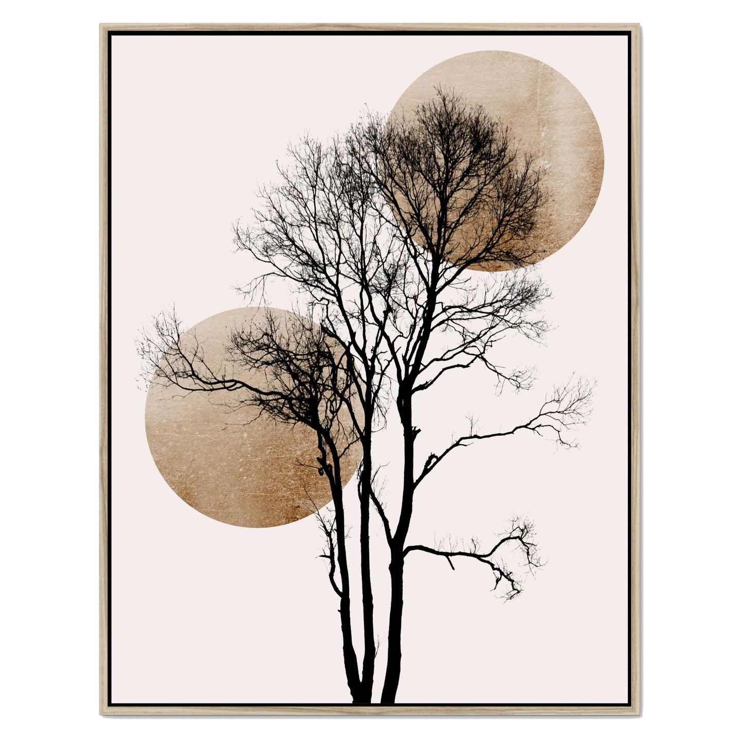 SUN AND MOON HIDING GOLD | CANVAS