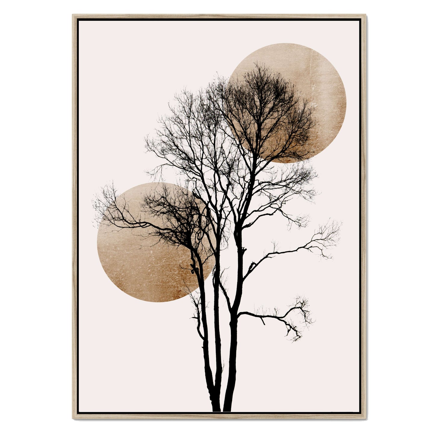 SUN AND MOON HIDING GOLD | CANVAS