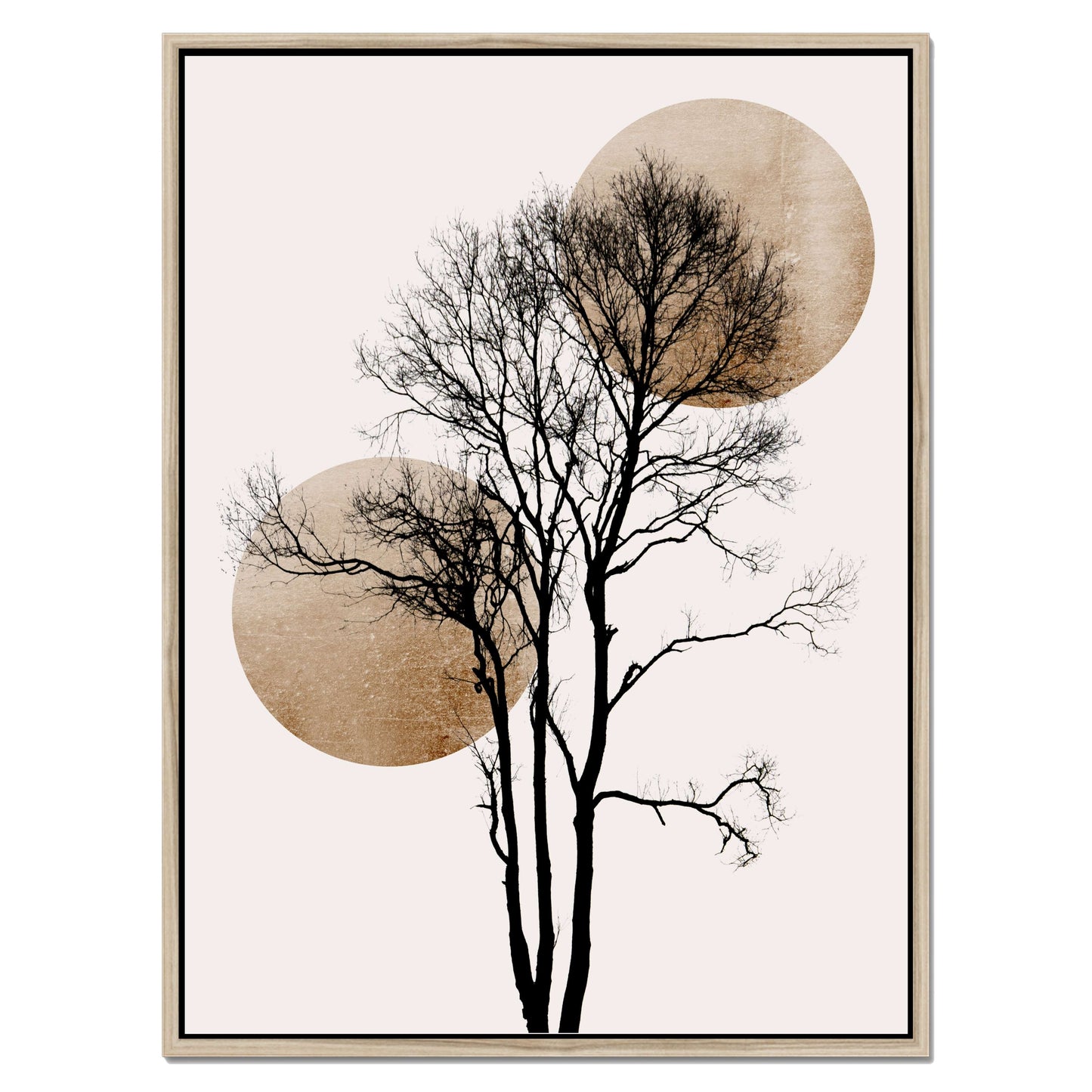 SUN AND MOON HIDING GOLD | CANVAS